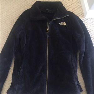 North Face Osito Jacket Black w/ Gold Detail